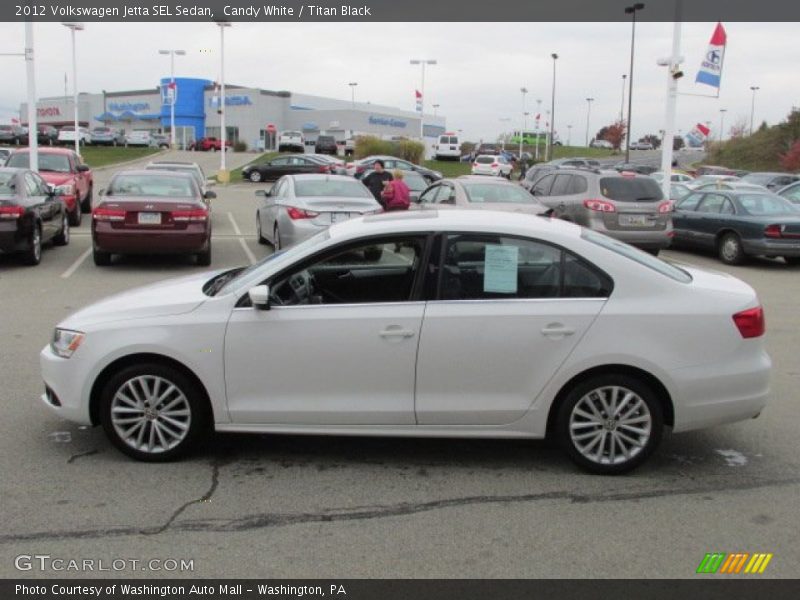 Candy White / Titan Black 2012 Volkswagen Jetta SEL Sedan