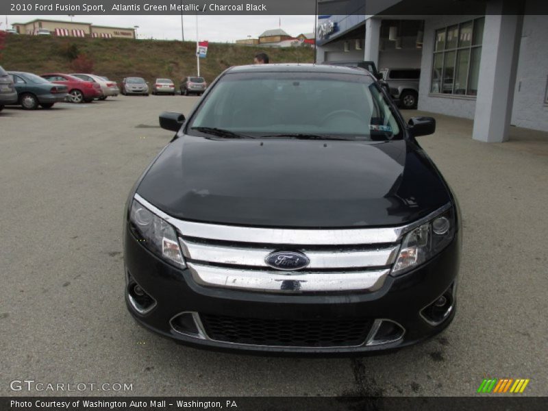 Atlantis Green Metallic / Charcoal Black 2010 Ford Fusion Sport