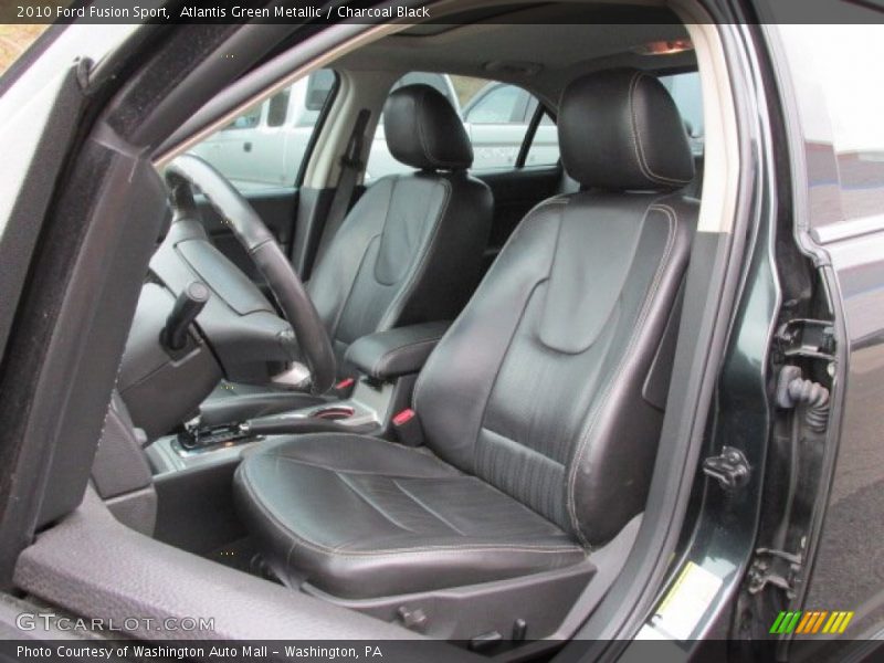 Atlantis Green Metallic / Charcoal Black 2010 Ford Fusion Sport
