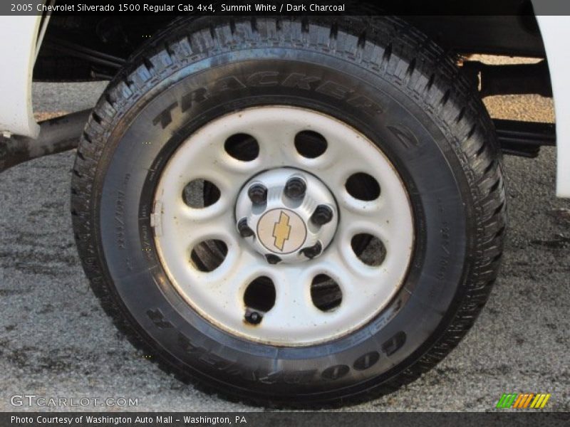 Summit White / Dark Charcoal 2005 Chevrolet Silverado 1500 Regular Cab 4x4