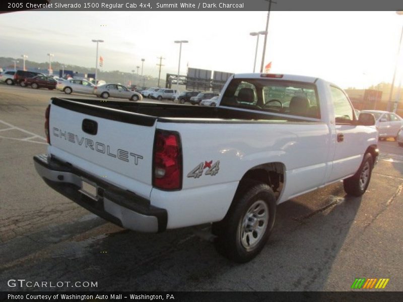 Summit White / Dark Charcoal 2005 Chevrolet Silverado 1500 Regular Cab 4x4