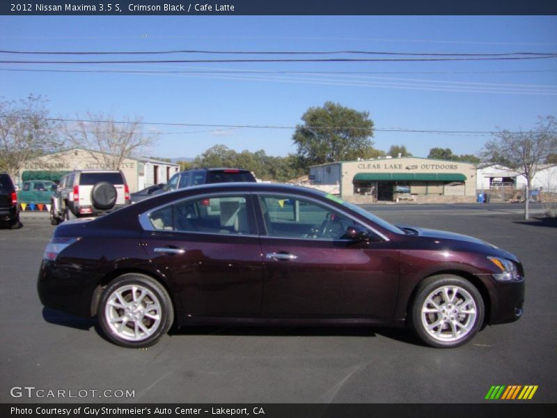 Crimson Black / Cafe Latte 2012 Nissan Maxima 3.5 S