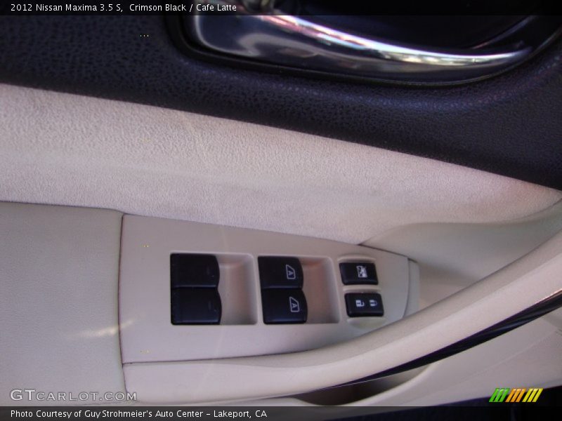 Crimson Black / Cafe Latte 2012 Nissan Maxima 3.5 S