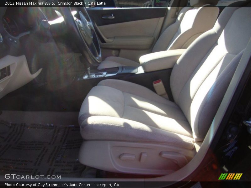 Crimson Black / Cafe Latte 2012 Nissan Maxima 3.5 S