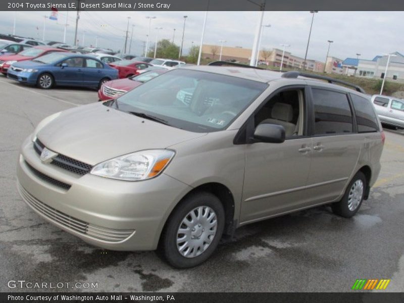 Desert Sand Mica / Stone Gray 2004 Toyota Sienna LE