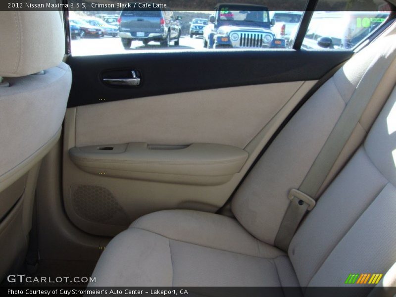 Crimson Black / Cafe Latte 2012 Nissan Maxima 3.5 S