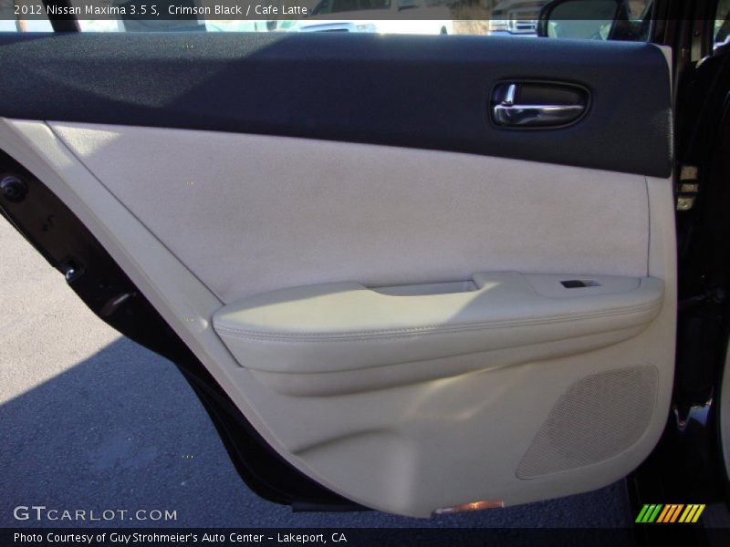 Crimson Black / Cafe Latte 2012 Nissan Maxima 3.5 S