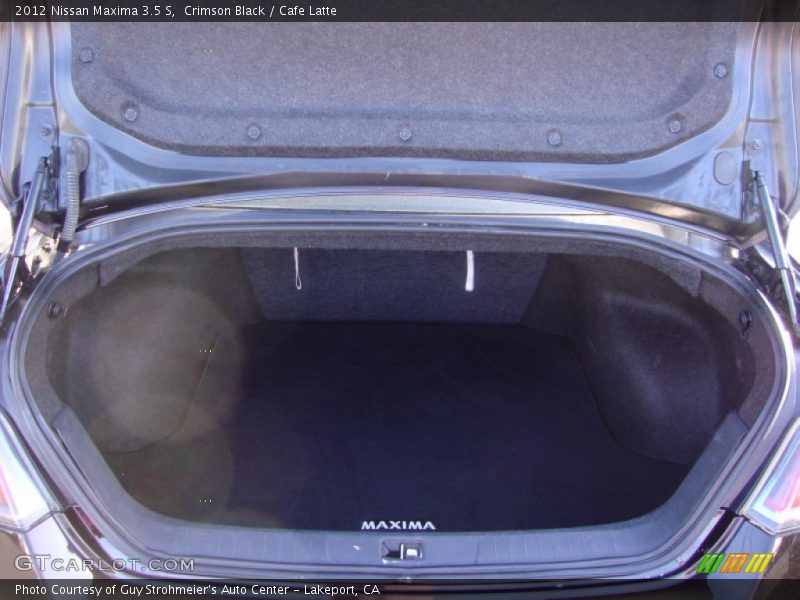 Crimson Black / Cafe Latte 2012 Nissan Maxima 3.5 S