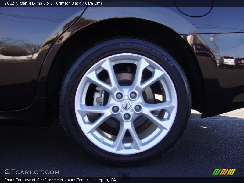 Crimson Black / Cafe Latte 2012 Nissan Maxima 3.5 S