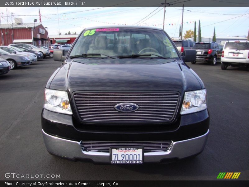 Black / Tan 2005 Ford F150 XLT SuperCab