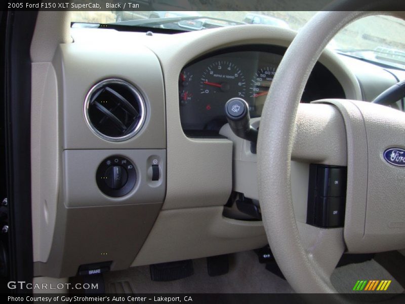 Black / Tan 2005 Ford F150 XLT SuperCab