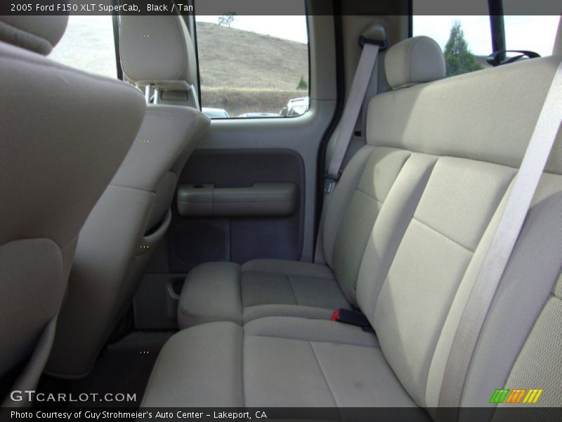 Black / Tan 2005 Ford F150 XLT SuperCab