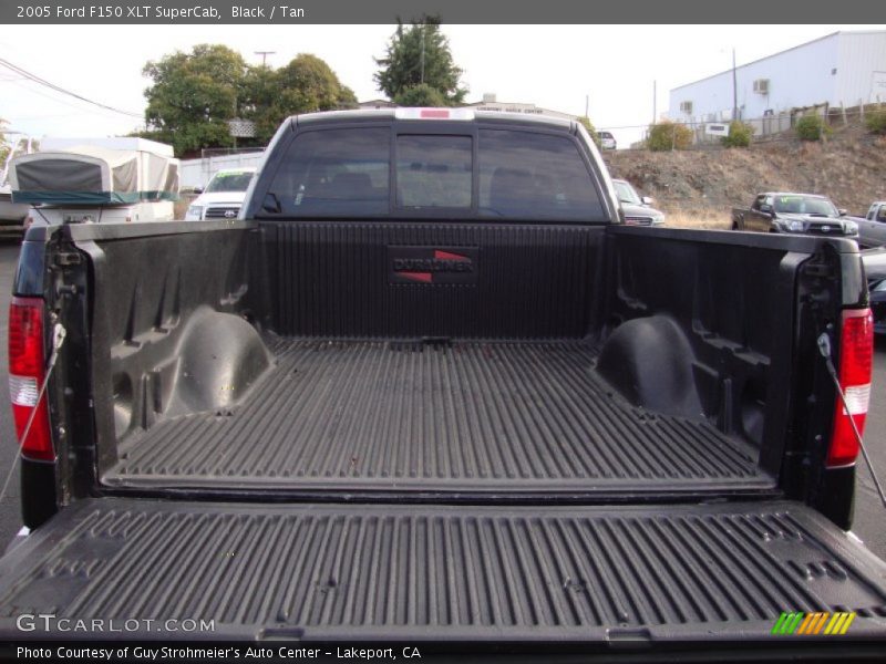 Black / Tan 2005 Ford F150 XLT SuperCab