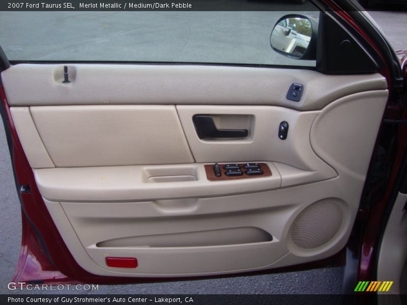 Merlot Metallic / Medium/Dark Pebble 2007 Ford Taurus SEL
