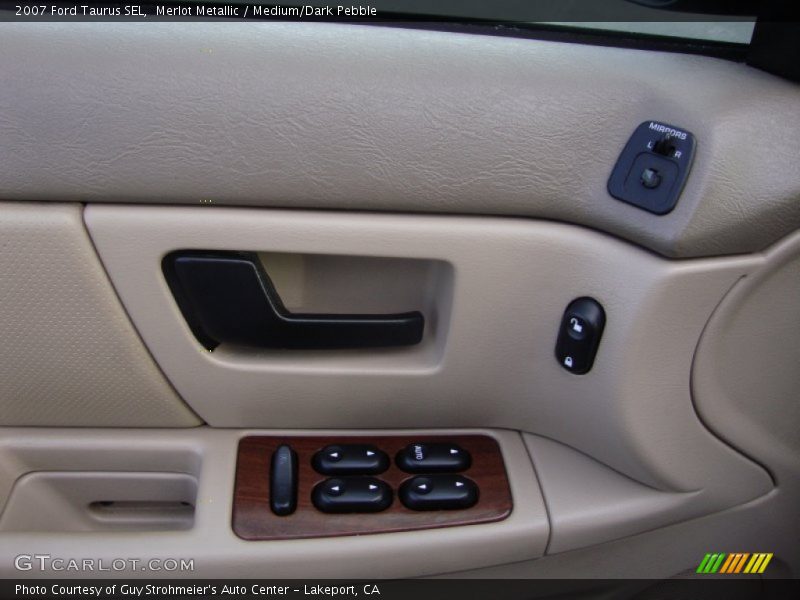 Merlot Metallic / Medium/Dark Pebble 2007 Ford Taurus SEL