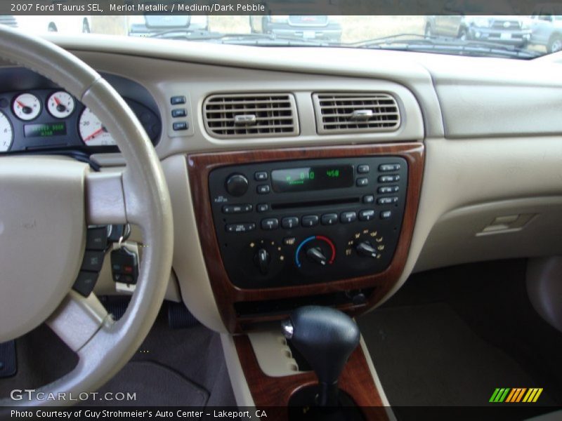 Merlot Metallic / Medium/Dark Pebble 2007 Ford Taurus SEL