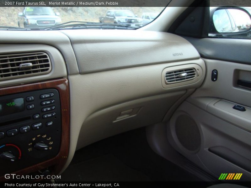 Merlot Metallic / Medium/Dark Pebble 2007 Ford Taurus SEL