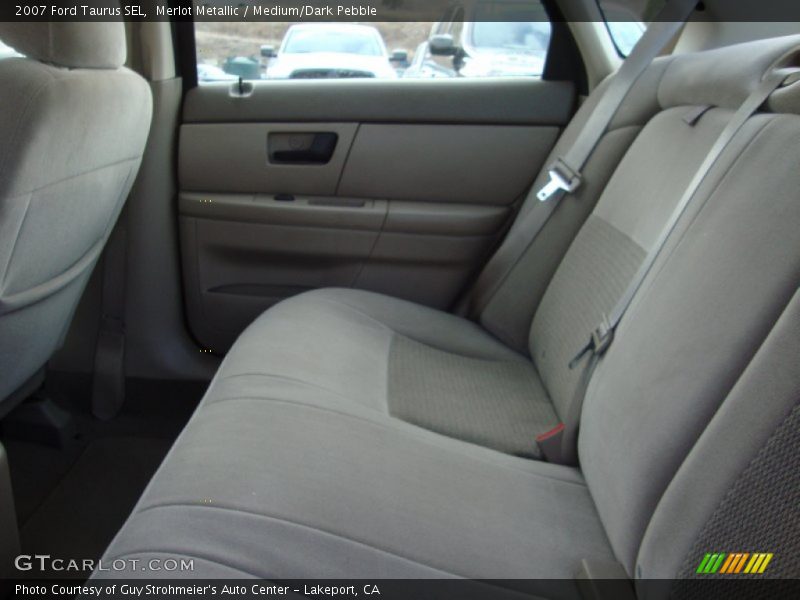 Merlot Metallic / Medium/Dark Pebble 2007 Ford Taurus SEL