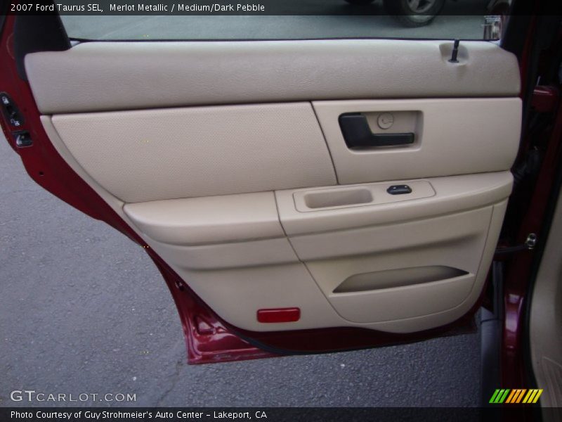 Merlot Metallic / Medium/Dark Pebble 2007 Ford Taurus SEL