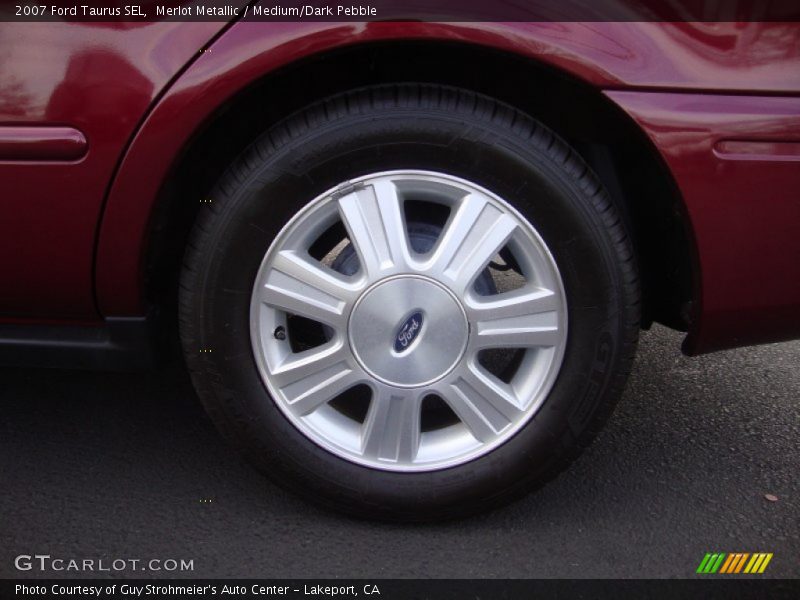 Merlot Metallic / Medium/Dark Pebble 2007 Ford Taurus SEL
