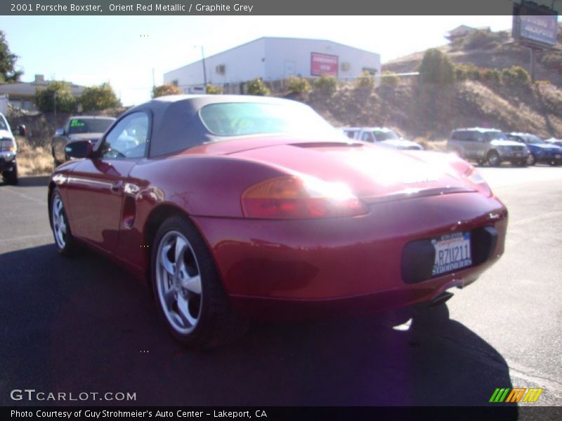 Orient Red Metallic / Graphite Grey 2001 Porsche Boxster