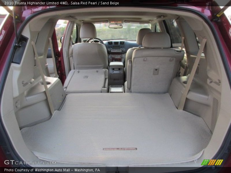 Salsa Red Pearl / Sand Beige 2010 Toyota Highlander Limited 4WD
