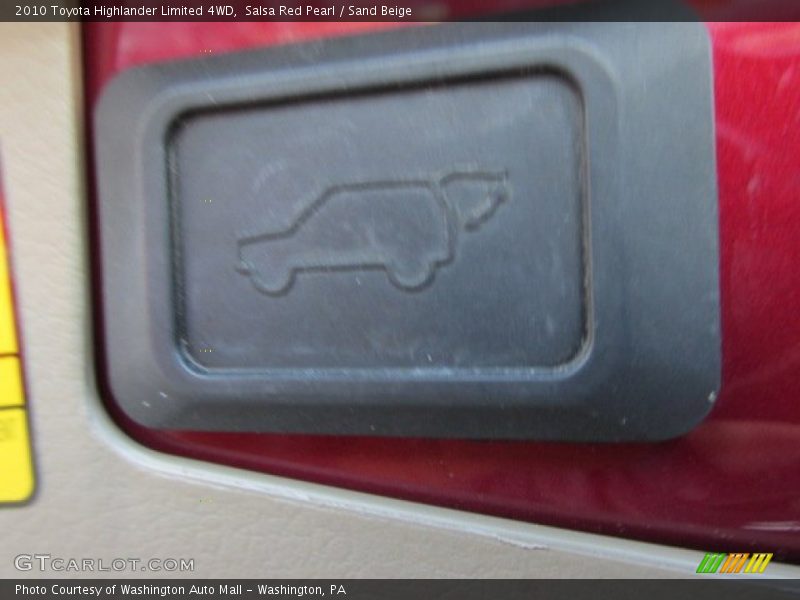 Salsa Red Pearl / Sand Beige 2010 Toyota Highlander Limited 4WD