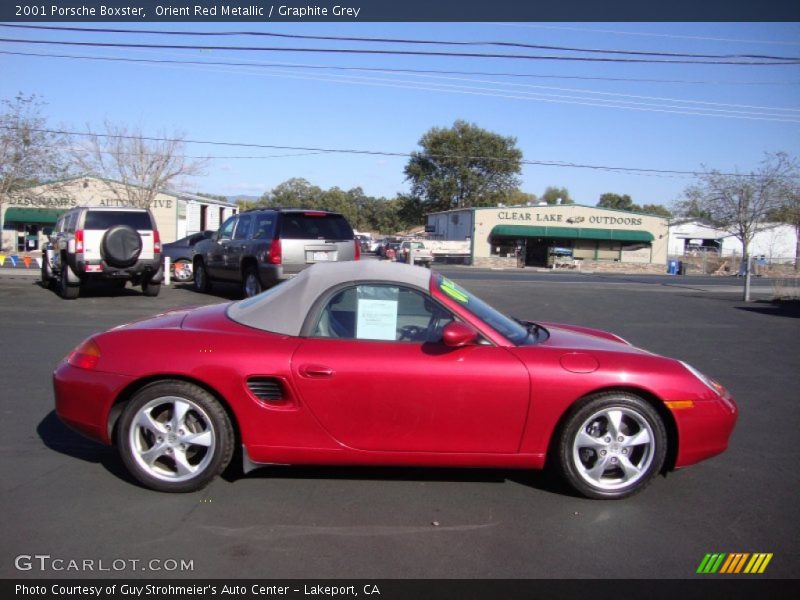 Orient Red Metallic / Graphite Grey 2001 Porsche Boxster