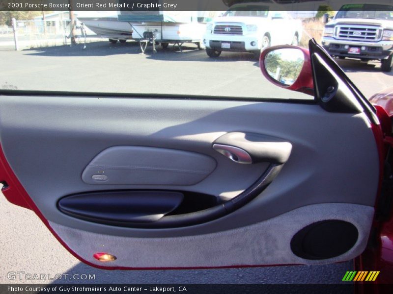 Orient Red Metallic / Graphite Grey 2001 Porsche Boxster