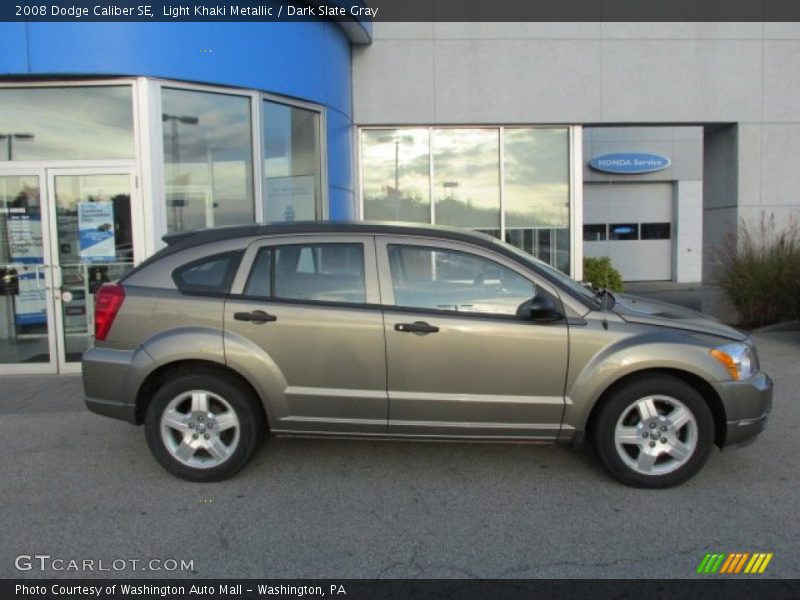 Light Khaki Metallic / Dark Slate Gray 2008 Dodge Caliber SE