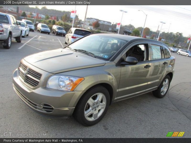 Light Khaki Metallic / Dark Slate Gray 2008 Dodge Caliber SE