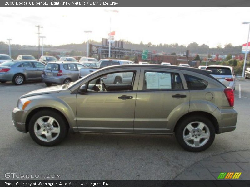 Light Khaki Metallic / Dark Slate Gray 2008 Dodge Caliber SE