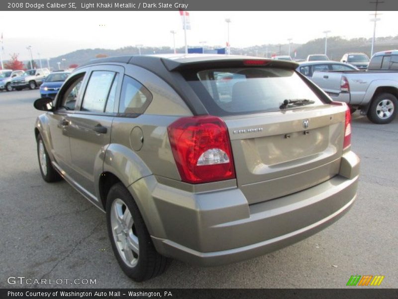 Light Khaki Metallic / Dark Slate Gray 2008 Dodge Caliber SE
