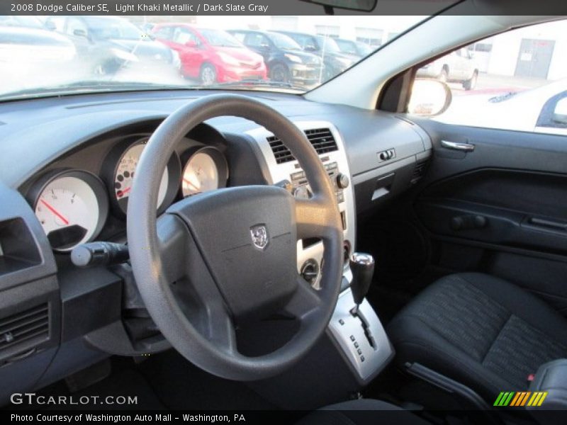 Light Khaki Metallic / Dark Slate Gray 2008 Dodge Caliber SE