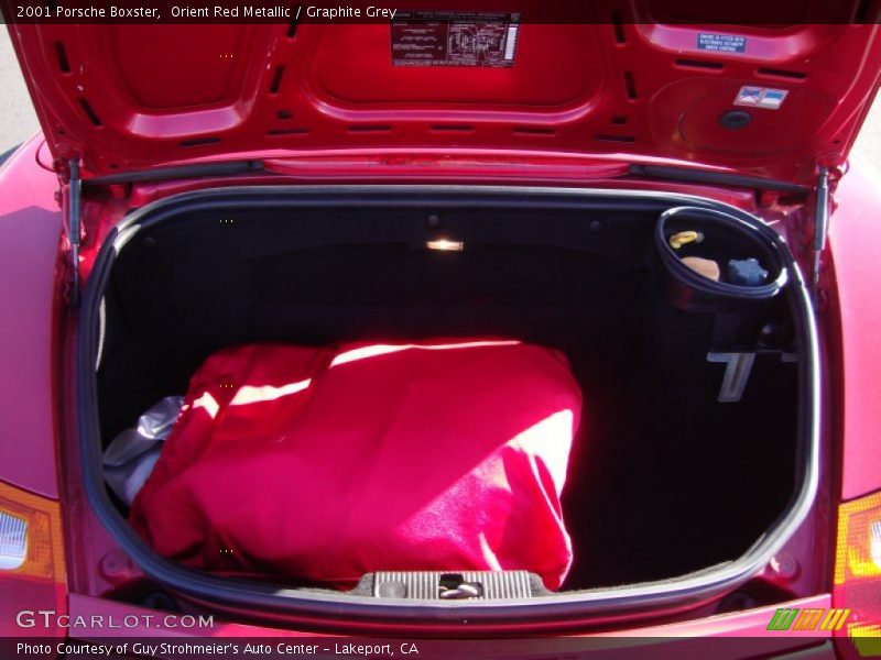 Orient Red Metallic / Graphite Grey 2001 Porsche Boxster