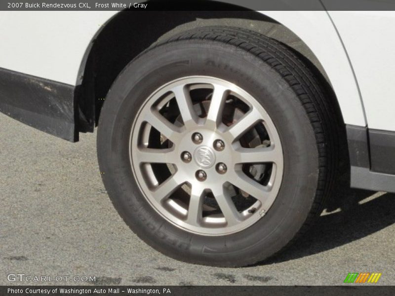 Frost White / Gray 2007 Buick Rendezvous CXL