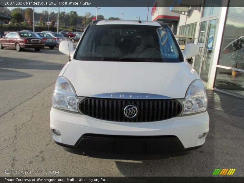 Frost White / Gray 2007 Buick Rendezvous CXL