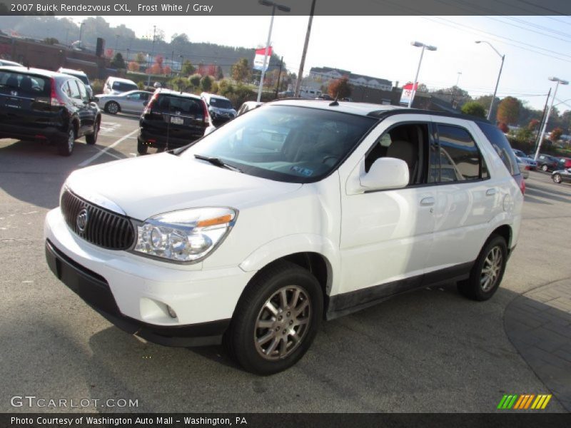 Frost White / Gray 2007 Buick Rendezvous CXL