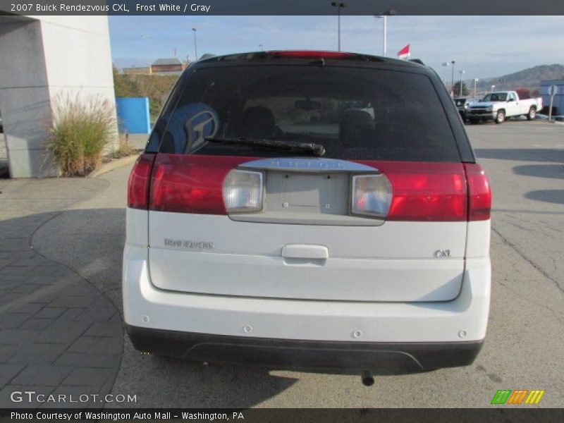 Frost White / Gray 2007 Buick Rendezvous CXL