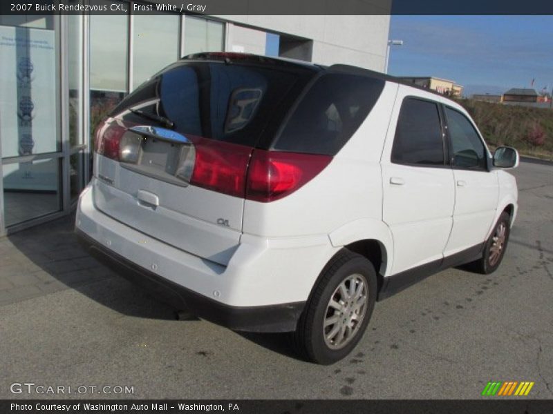 Frost White / Gray 2007 Buick Rendezvous CXL