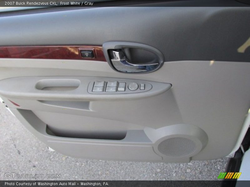 Frost White / Gray 2007 Buick Rendezvous CXL