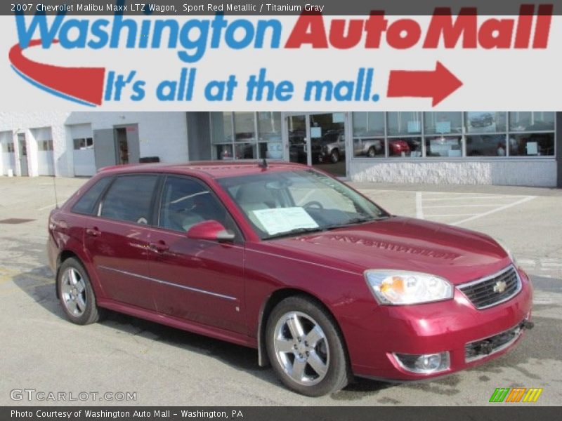 Sport Red Metallic / Titanium Gray 2007 Chevrolet Malibu Maxx LTZ Wagon
