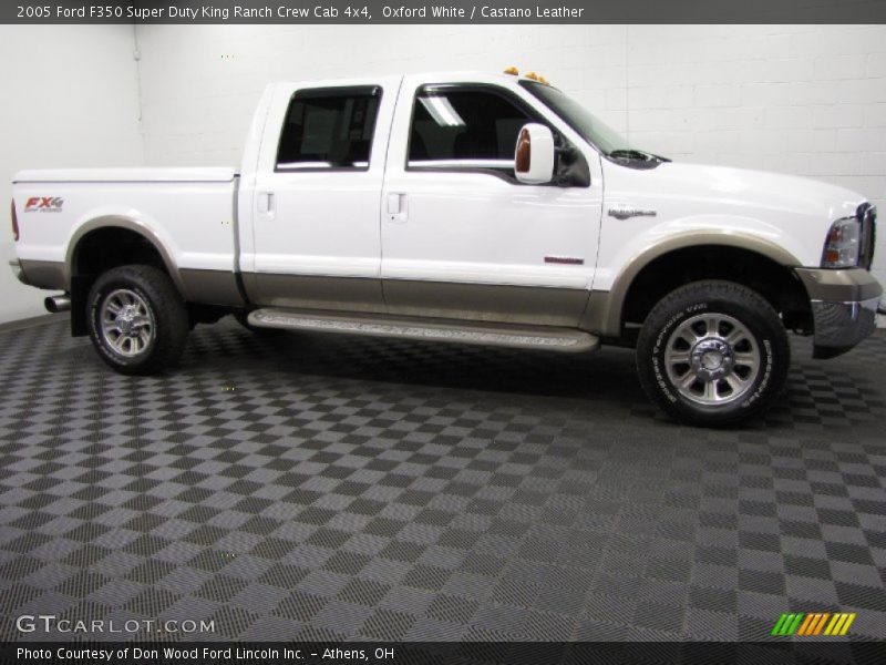 Oxford White / Castano Leather 2005 Ford F350 Super Duty King Ranch Crew Cab 4x4