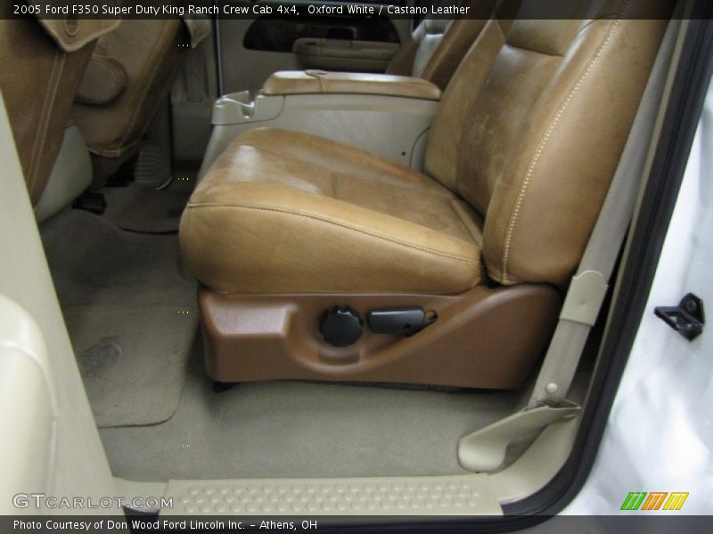 Oxford White / Castano Leather 2005 Ford F350 Super Duty King Ranch Crew Cab 4x4