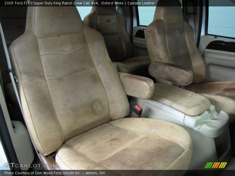 Oxford White / Castano Leather 2005 Ford F350 Super Duty King Ranch Crew Cab 4x4