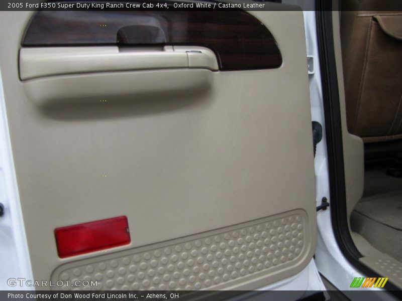 Oxford White / Castano Leather 2005 Ford F350 Super Duty King Ranch Crew Cab 4x4