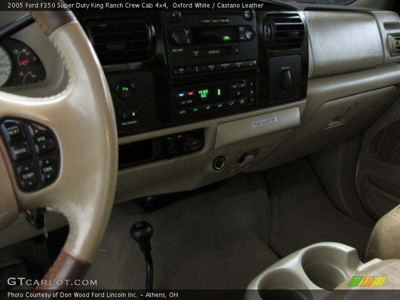 Oxford White / Castano Leather 2005 Ford F350 Super Duty King Ranch Crew Cab 4x4