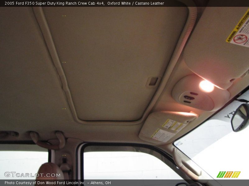 Oxford White / Castano Leather 2005 Ford F350 Super Duty King Ranch Crew Cab 4x4