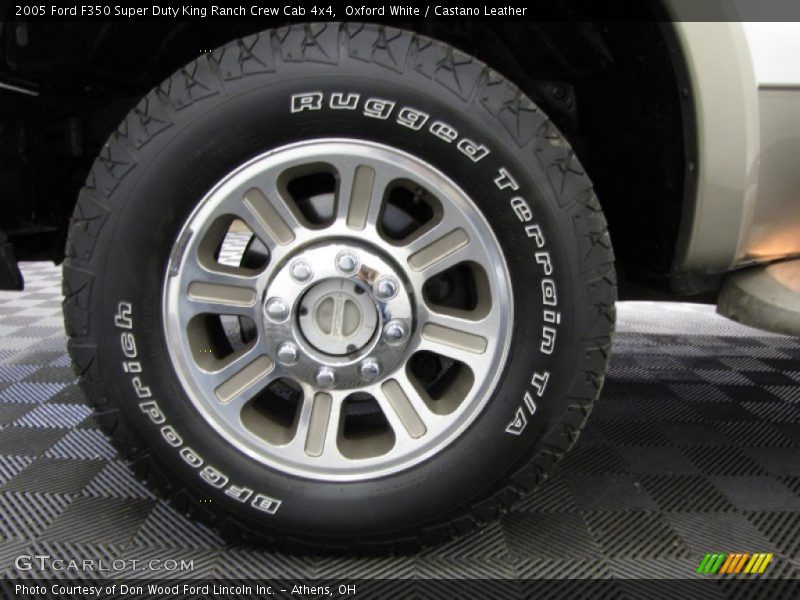 Oxford White / Castano Leather 2005 Ford F350 Super Duty King Ranch Crew Cab 4x4