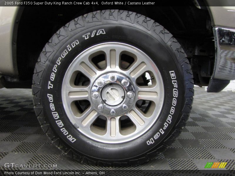 Oxford White / Castano Leather 2005 Ford F350 Super Duty King Ranch Crew Cab 4x4